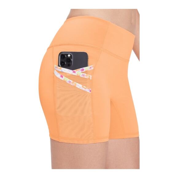 Fabletics Trinity Motion365 small Mid-Rise Pocket bike Shorts 5” activewear - Picture 5 of 5